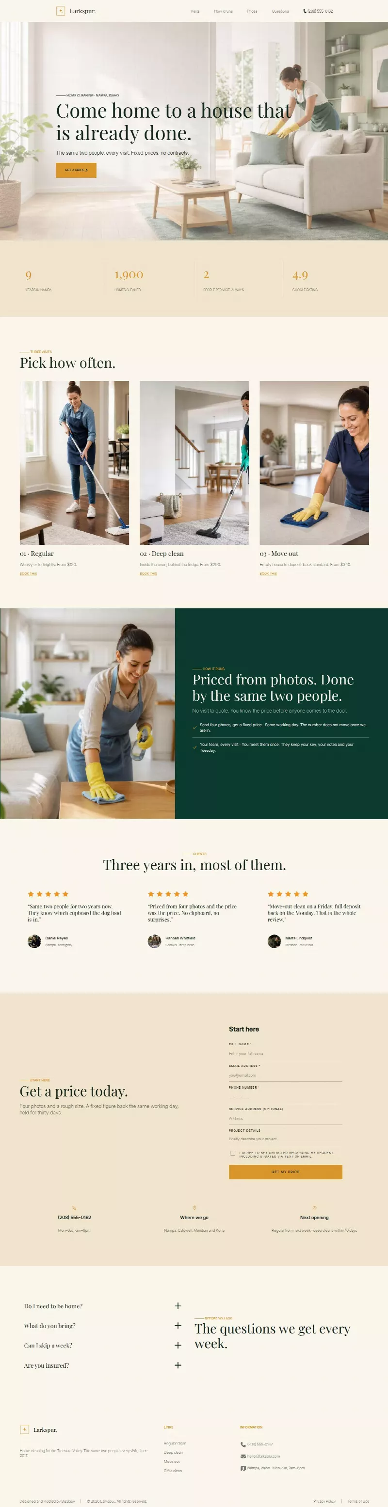Larkspur Home Cleaning
