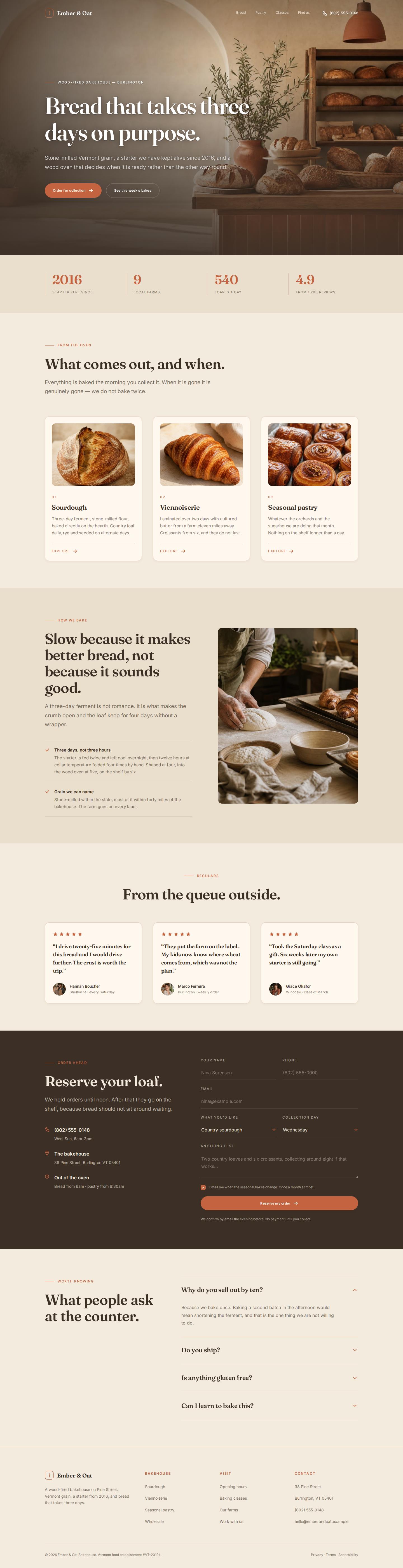 Ember & Oat Bakehouse