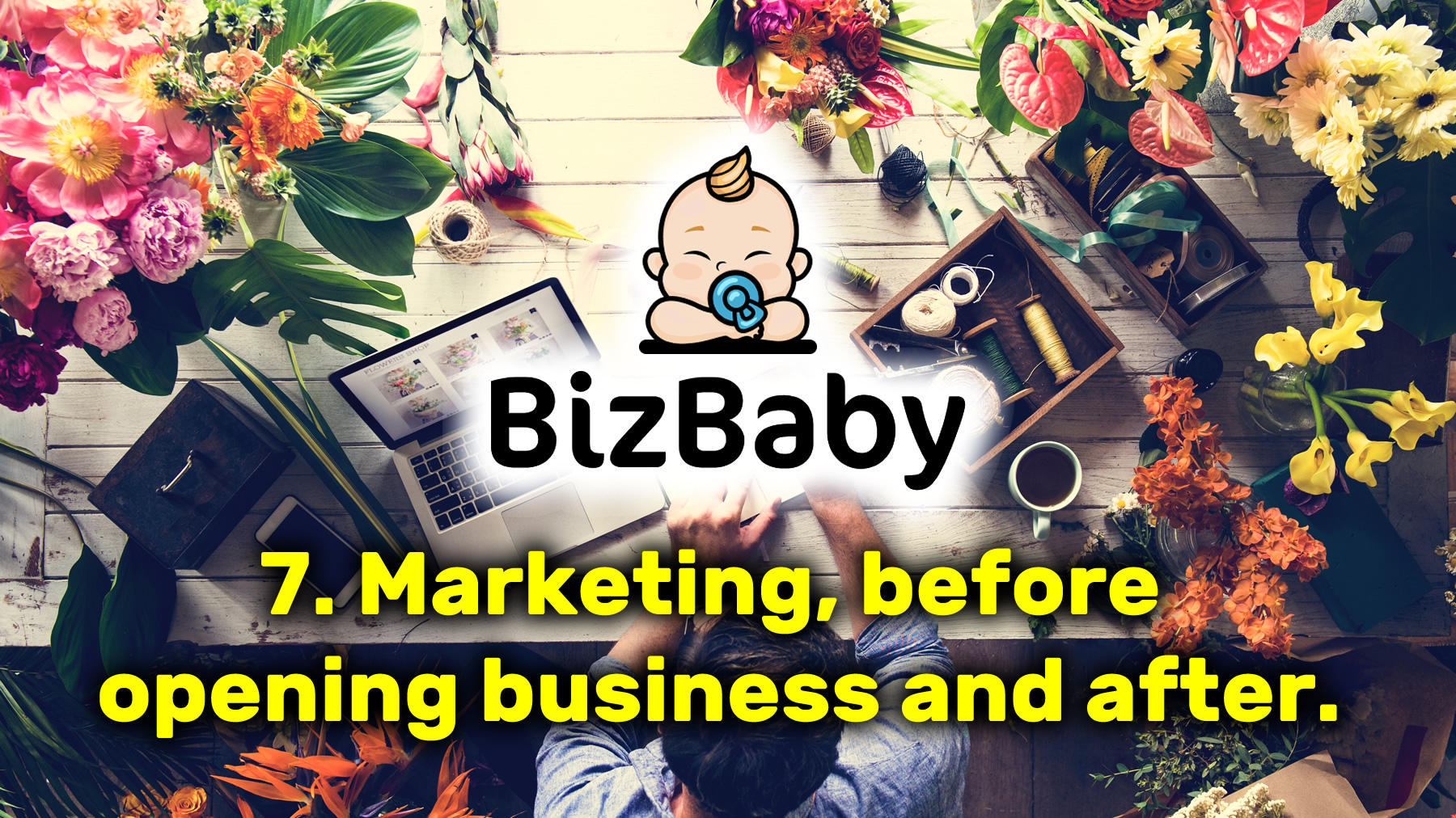 Marketing, before opening business and after